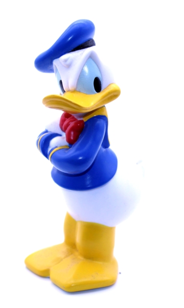 Walt Disney Donald Duck Vintage Sammlerfigur aus weichem Kunststoff